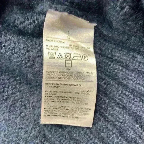 Old Navy women’s fair isle wool blend pullover crewneck sweater size large - Picture 3 of 10